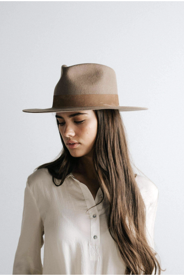 Gigi Pip Miller Fedora - Brown