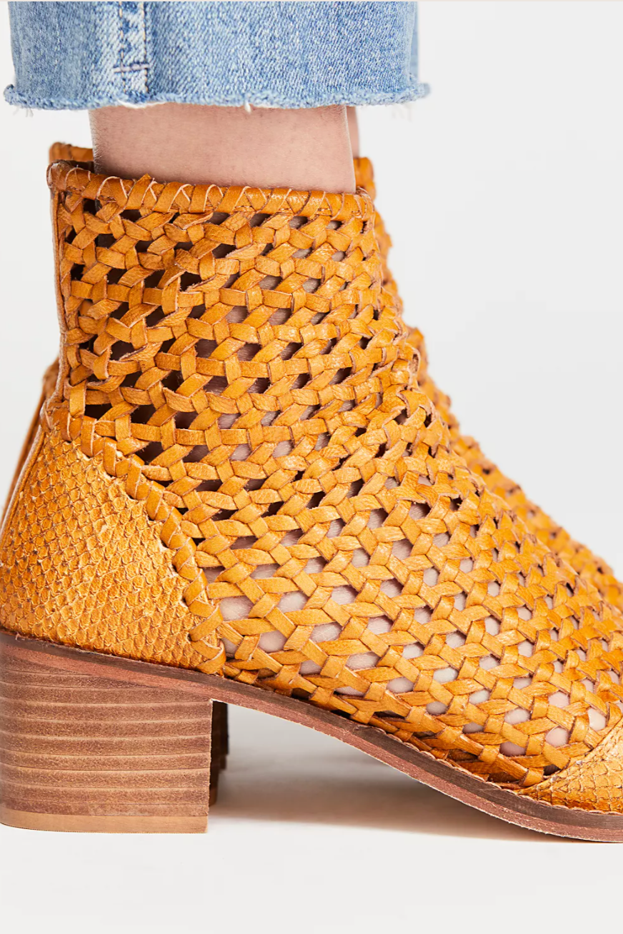 Free people 2025 woven bootie