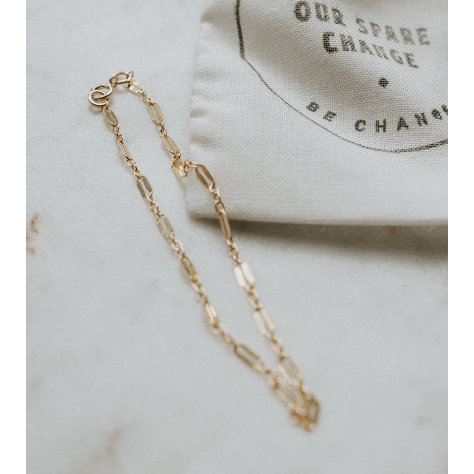 Our Spare Change Luca Chain Bracelet