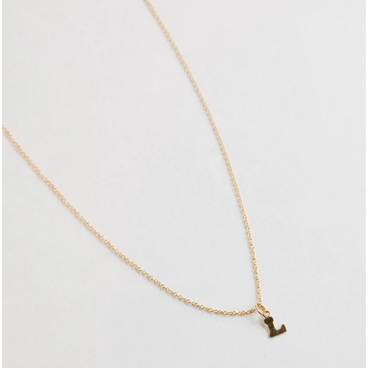Our Spare Change Ozzie Initial Necklace
