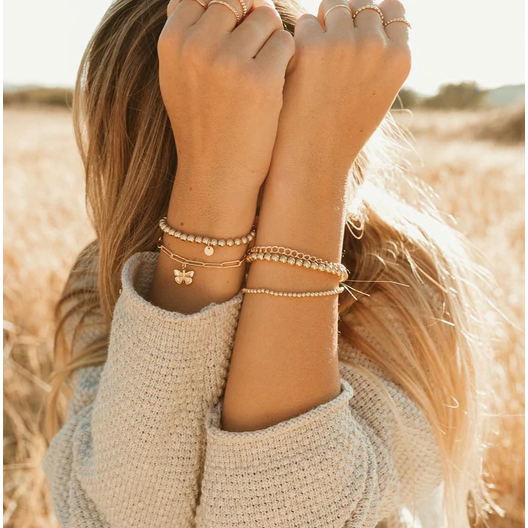 Our Spare Change Goldie Charm Bracelet