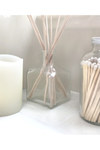 4" White Candle Match Jar
