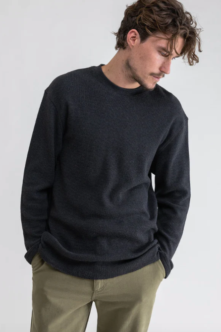 |Men's| Classic Waffle Knit - Vintage Black