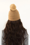 Gigi Pip Mo Pom Beanie - Tan