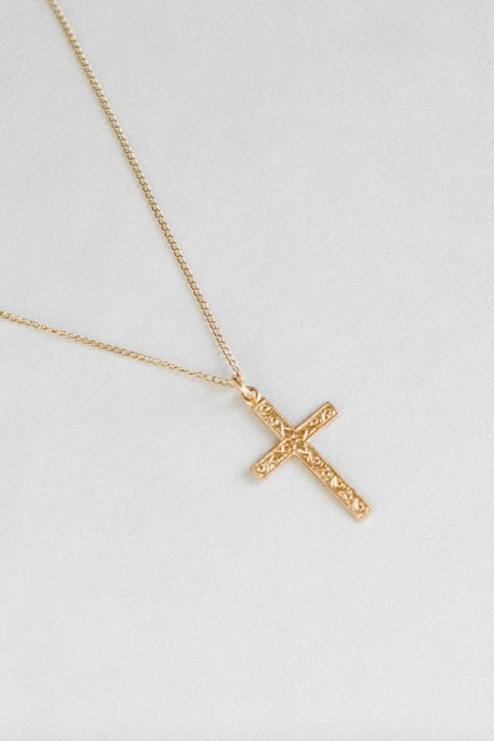 Our Spare Change Chloe Cross Necklace
