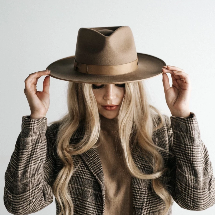 Gigi Pip Monroe Brown - Women's Rancher Hat | Fire Sale Item