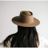 Gigi Pip Wren Brown - Round Top Hat