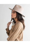 Gigi Pip Wes Ivory - Flat Brim Fedora