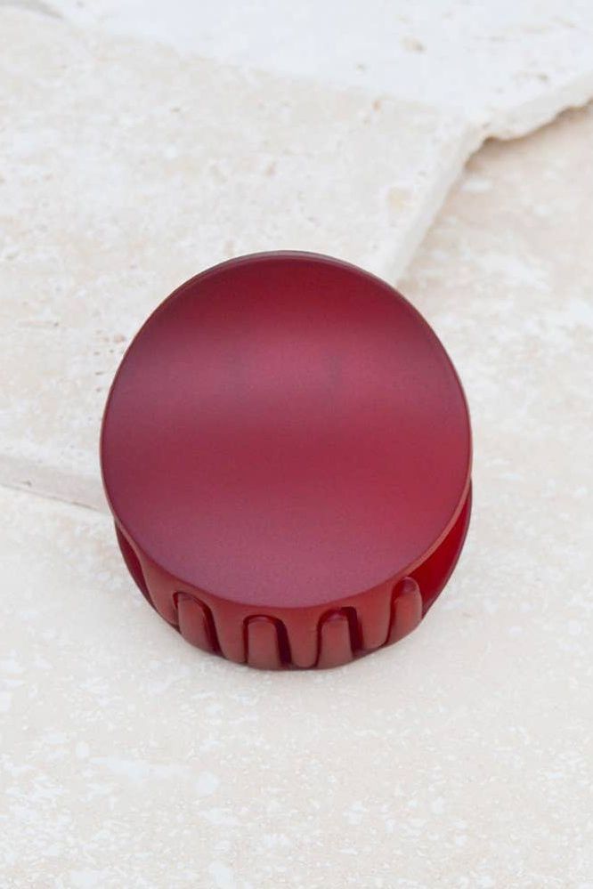 Very Modern Hair Clip - Wine