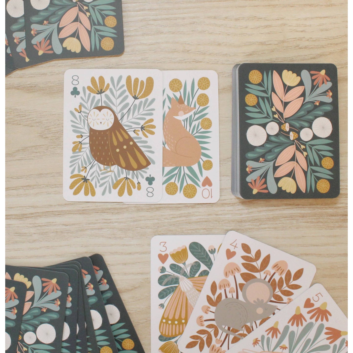 oh, little wren. - woodland wanderings deck of playing cards for kids and all